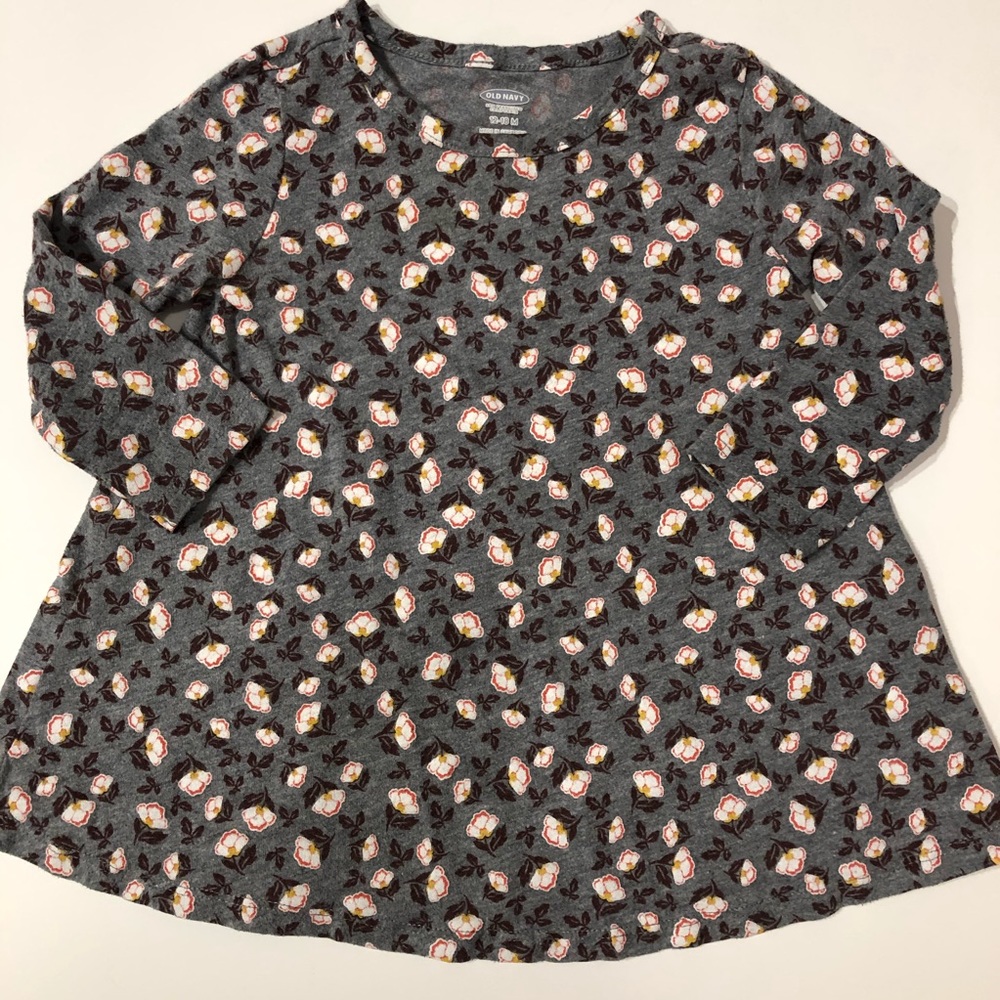 Old Navy 12-18m fall floral swing top